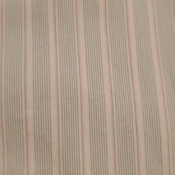 GAP stretch blue and white striped long sleeve button front shirt - Picture 2 of 6